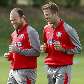 Rooney e Beckham se preparam para enfrentar a Croácia pelas Eliminatórias da Copa