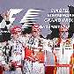 Timo Glock, Lewis Hamilton e Fernando Alonso, o pódio do GP de Cingapura