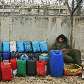 Palestino vende gasolina na fronteira