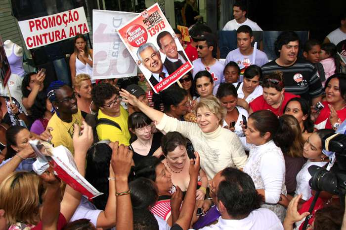 Nesta terça-feira (21) Marta Suplicy, fez campanha em Mogi Das Cruzes-SP.21/09/2010