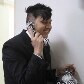 José Sérgio Sousa Moresi fala ao telefone antes da cerimônia