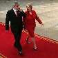 Lula e Michelle Bachelet chegando na cúpula no Chile Lula e Michelle Bachelet chegando na cúpula no Chile