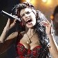 Durante cerimônia de entrega do Brit Awards, em Londres, em fevereiro de 2008 Durante cerimônia de entrega do Brit Awards, em Londres, em fevereiro de 2008
