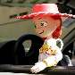 Jessie teve um gostinho em primeira mão do tráfego intenso na cidade