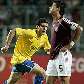 Maylson, do Brasil, corre para comemorar gol no Sul-Americano sub-20