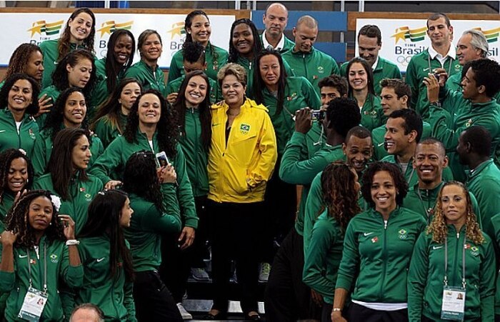 Presidente Dilma Rousseff acompanha os Jogos Olímpicos de Londres