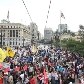 Cerca de mil sem-teto protestaram contra o prefeito Fernando Haddad 