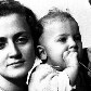 Carlos Drummond de Andrade com a esposa Dolores e a filha Julieta