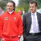 Prandelli e Dunga caminham no centro de treinamento da Fiorentina