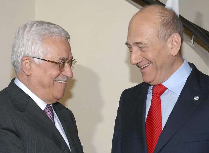 Olmert encontra Abbas