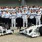 Heidfeld, Kubica, Klien e a equipe BMW posam para foto oficial Heidfeld, Kubica, Klien e a equipe BMW posam para foto oficial