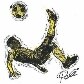 A coleção Art of Pelé contém gravuras feitas por Pelé, e conta a trajetória do Rei do futebol
