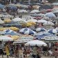 Movimentação nas praias do litoral paulista