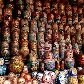 Souvernirs: clássica boneca russa, conhecida como matrioshka