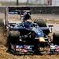 Sebastien Bourdais, da Toro Rosso, sai da pista no treino do GP da Turquia Sebastien Bourdais, da Toro Rosso, sai da pista no treino do GP da Turquia