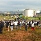 Jogadores do Corinthia desembarcaram no aeroporto e comemoraram com torcida pelas ruas de São Paulo.