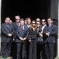 O governador de MG Antonio Anastasia, ao lado de familiares e autoridades políticas no velório