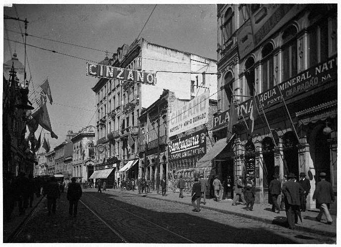 Rua 15 de novembro no início do século 20