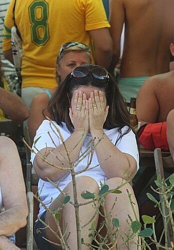 Torcedores cariocas se reunem para assistir final olímpica; Brasil fica com a medalha de prata