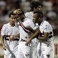Lucas comemora o gol da virada