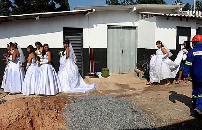 Futuro estádio do Corinthians já foi palco de jogos, churrasco e até casamento