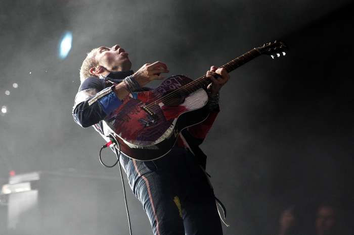 Show da banda inglesa, Coldplay, realizado na Praça da Apoteose, no centro do Rio de Janeiro