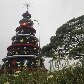 Inauguração de árvore de Natal reúne multidão no Ibirapuera