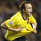 Iniesta extravasa com o gol da classificação do Barcelona na Liga Iniesta extravasa com o gol da classificação do Barcelona na Liga