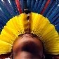 Adereços e pinturas indígenas coloriram o Rio durante os dias da conferência da ONU
