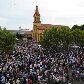 Procissão lembrou vítimas da tragédia em Santa Maria