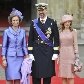 Rainha Sofia, príncipe Felipe e princesa Letizia, da Espanha, também compareceram ao casamento real 