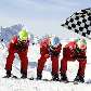 Ecclestone dá a largada para os ferraristas Massa, Alonso e Fisichella em Madonna di Campiglio 