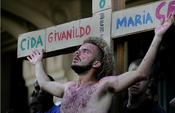 Encenação da Paixão de Cristo em São Paulo