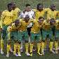 O time da África do Sul posa para foto antes do jogo contra a França
