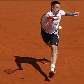 Robin Soderling durante vitória na semi de Roland Garros sobre Tomas Berdych por 3 sets a 2 Robin Soderling durante vitória na semi de Roland Garros sobre Tomas Berdych por 3 sets a 2