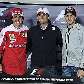 O trio espanhol da Fórmula 1 posa para foto: Fernando Alonso, Pedro de la Rosa e Jaime Alguersuari