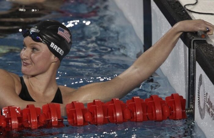 Catherine Breed venceu nos 200 m livres e deu mais um ouro para os Estados Unidos