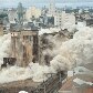 Implosão do edifício da Favela do Moinho