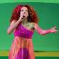Cantora Vanessa da Mata se apresentou durante o lançamento da logomarca da Copa de 2014, no Brasil