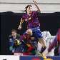 Ibrahimovic comemora gol de empate do Barcelona sobre o Stuttgart pela Liga dos Campeões da Uefa Ibrahimovic comemora gol de empate do Barcelona sobre o Stuttgart pela Liga dos Campeões da Uefa