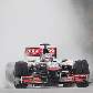 Jenson Button acelera com a chuva intensa durante o treino classificatório do GP da Malásia de F-1
