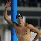 Cesar Cielo comemora o melhor tempo nas classificatórias dos 100m livre Cesar Cielo comemora o melhor tempo nas classificatórias dos 100m livre