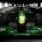 Visão frontal do Lotus Malasia T128, carro da dupla Trulli/Kovalainen para a Fórmula 1 em 2011