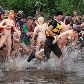 Corrida com bonecas infláveis na Rússia Corrida com bonecas infláveis na Rússia