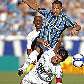 Marcel chuta e Leandro Almeida cai Marcel chuta e Leandro Almeida cai
