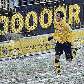 Lucas Barrios, do Borussia Dortmund, corre para comemorar - com a placa ao fundo escrito Lucas Barrios, do Borussia Dortmund, corre para comemorar - com a placa ao fundo escrito