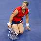Kim Clijsters chora após conquistar o US Open pela segunda vez Kim Clijsters chora após conquistar o US Open pela segunda vez
