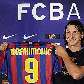 Ibrahimovic exibe camisa do Barcelona em sua apresentação no time Ibrahimovic exibe camisa do Barcelona em sua apresentação no time
