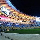 Estádio ganha luzes especiais para a Copa