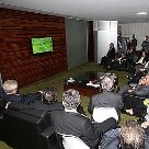 Votação da MP dos Portos na Câmara Nacional - Além da galinhada, a equipe da Câmara também deu uma pausa para assistir ao jogo do Corinthians contra o Boca Juniors na última quarta feira, 15/5 - Foto: Dida Sampaio/AE